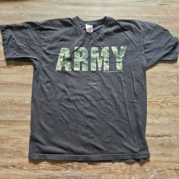 U.S. Army | Shirts | Mens Large Officially Licensed Us Army Black ...